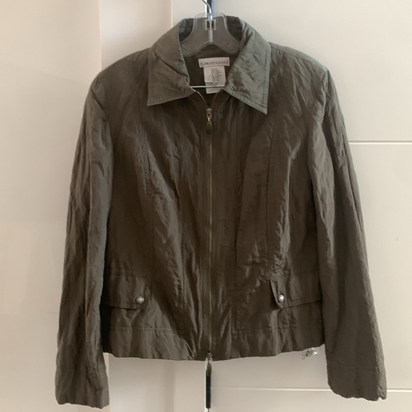 Apriori Metallic Army Green Jacket and matching pants - Picture 4 of 5